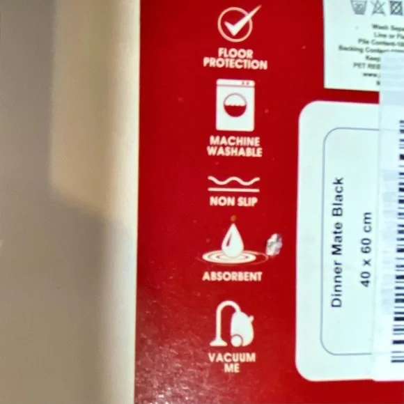 Absorbent Dog Food Mate - Navy Blue & Beige - New with Tag - Picture 6 of 7